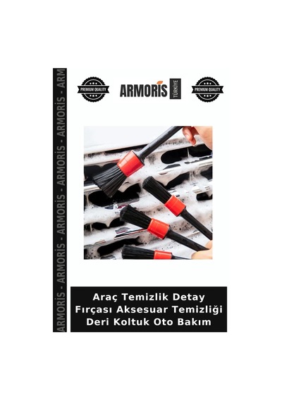 Araç Temizlik Detay Fırçası Aksesuar Temizliği Deri Koltuk Oto Bakım