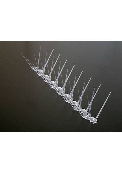 Beş Adet Kuş Kovucu Kuş Kovar Kuşkonmaz Diken 50 Cm - Şeffaf -