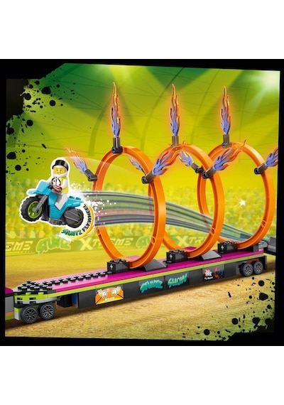 LEGO City 60357 Gösteri Kamyonu Ve Ateş Çemberi Yarışması