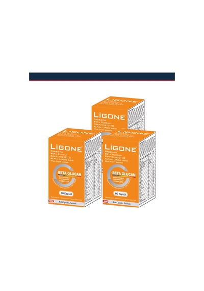 Ligone Beta Glucan 60 Kapsül x 3