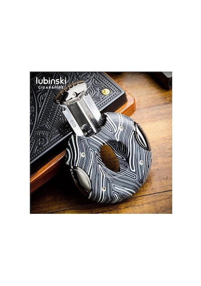 Lubinski Yuvarlak Puro Kesici V-cut Black Pattern 60ring Lb-339