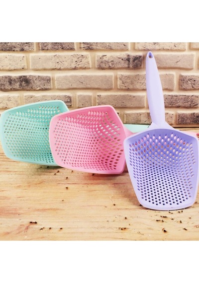 Süzgeçli Kepçe Plastik Çok Renkli Diğer