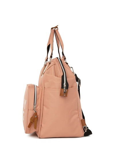 Bagmori Baby Bag Baskılı Cepli Anne Bebek Bakım Sırt  Çantası
