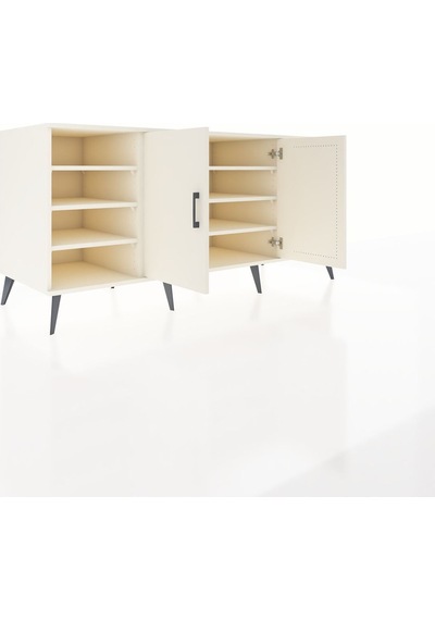 Kronos Konsol 9 Raflı 2 Kapaklı 176x59x83 Aytaşı-aytaşı/aytaşı Aytaşı/aytaşı