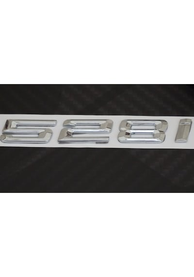 Bmw 528İ Bagaj Krom Metal 3M 3D Yazı Logo