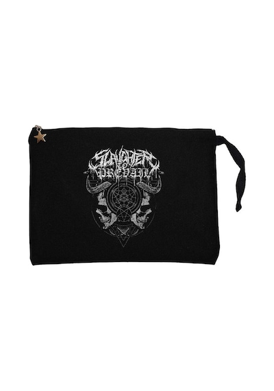 Slaughter To Prevail Sigil Of The Abyss Siyah Clutch Astarlı Cüzdan / El Çantası