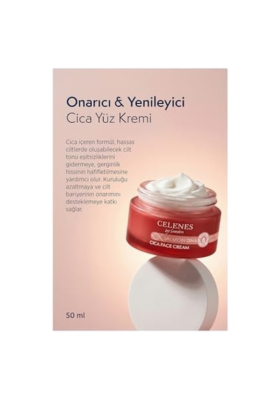 Tr Sweden Somon Dna Pdrn Onarıcı Yenileyici Cica Yüz Kremi 50 Ml 2 Paketi