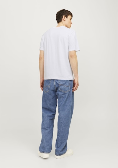 Jack & Jones JJECORP LOGO TEE PLAY Erkek  Beyaz Tişört