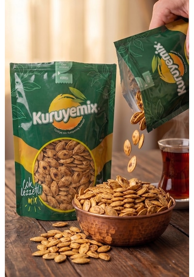 Özel Çifte Kavrulmuş Kabak Çekirdeği - Taze, Tuzlu Ve Çok Lezzetli 500g