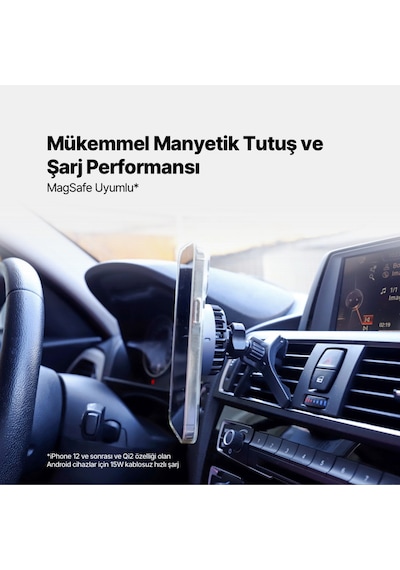 Ttec AirCharger Drive Pro Qi2 MagSafe Araç İçi Telefon Tutucu