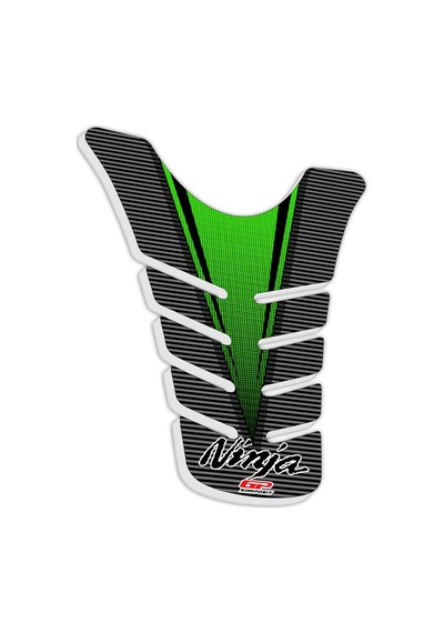 GP Kompozit Kawasaki Ninja 250 SL 2015 - 2016 Uyumlu Tank Pad Yeşil