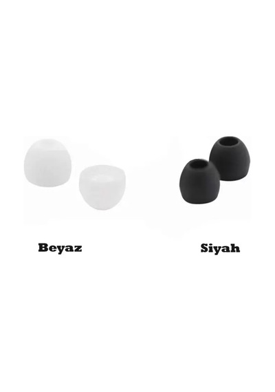 2 Çift 4 Adet Kulaklık Silikonu Samsung Uyumlu Küçük 8.5mm