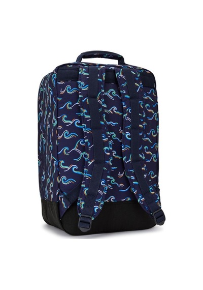 Kipling Kıplıng Scotty Büyük Boy Sırt Çantası Desenli Fun Ocean Prt Gri