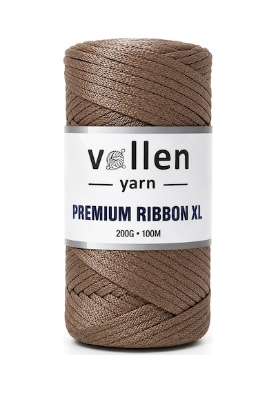Premium 200gr/4mm Polyester Ribbon Ip,makrome Ipi,çanta Ipi,hobi Ipi,supla Ipi, Taş Rengi