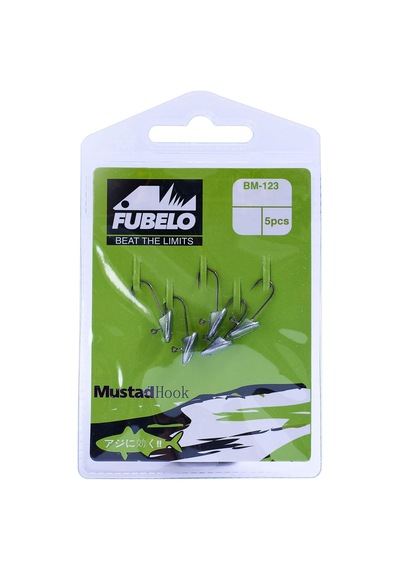 Fubelo Flat Head 5 Adet Jig Head 0.8 Gr - 8 No