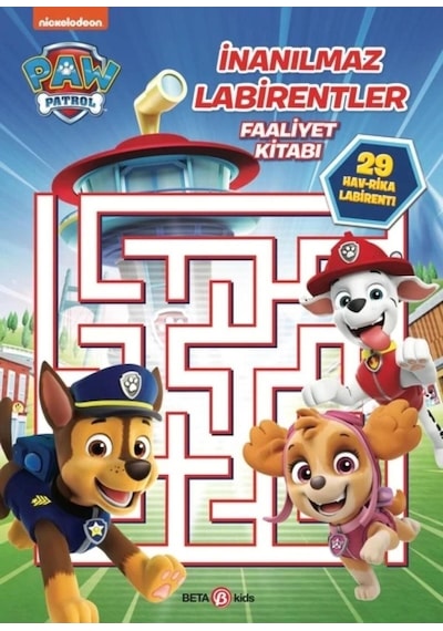 Paw Patrol - İnanılmaz Labirentler Faaliyet Kitabı