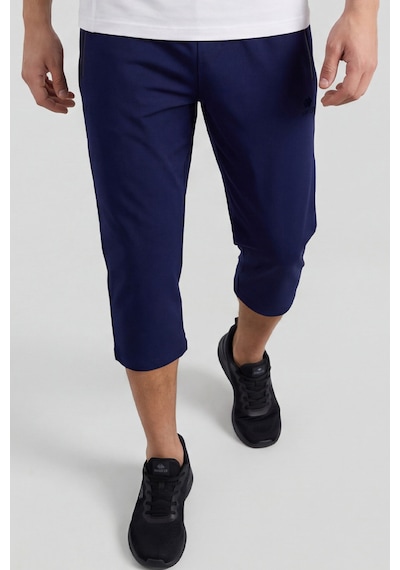 Tommy Life İndigo Bağcıklı Standart Kalıp Fermuar Cepli Aktif Spor Erkek Kapri - 83096 İndigo