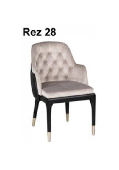 Rez 28 Modern Şık Ergonomik Dayanıklı Konforlu Ahşap Ayaklı Salon Yemek Sandalyesi Modeli Çok Renkli