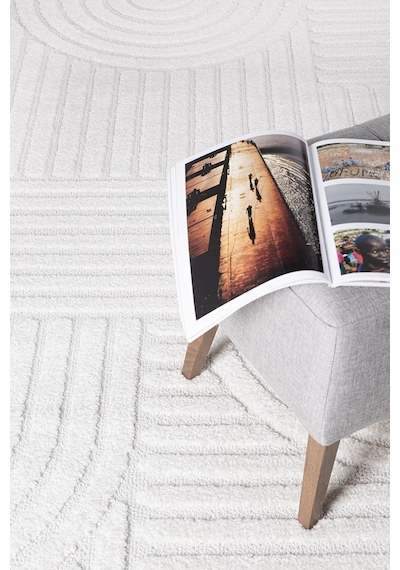 Mariesse Home Elit Bukleli Yumuşak Peluş Post Shaggy Çocuk Odası Oturma Odası Salon Mutfak Halısı B0691b Krem