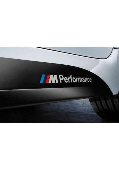 Bmw M Performance Sticker 2 Adet Set Oem Araba Etiketi