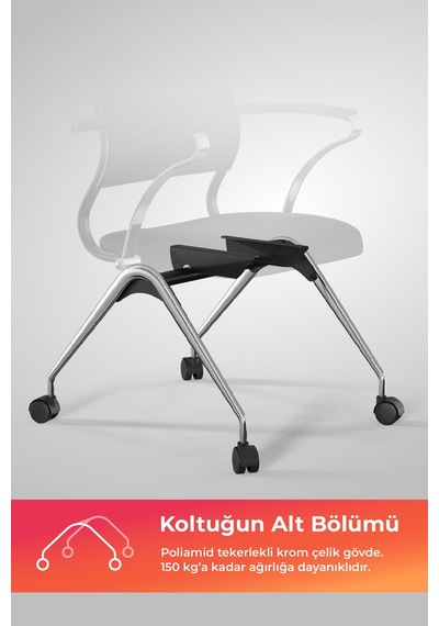 Ergolife Sit Air Toplantı Sandalyesi Tekerlekli, Krom Ayaklı, Fileli, Siyah, Çalışma Koltuğu -572.5f.1.662 Çok Renkli Ergolife Sit Air Toplantı Sandalyesi Tekerlekli, Krom Ayaklı, Fileli, Siyah, Çalışma Koltuğu -572.5f.1.662 Çok Renkli