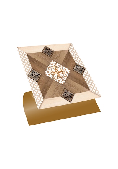 Tink Kendinden Yapışkanlı Ahşap 003 Desenli Pvc Karo 30x30 Cm