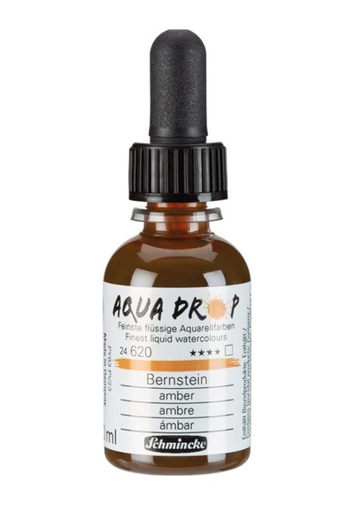 Schmincke Aqua Drop Sıvı Suluboya 30ml - Amber