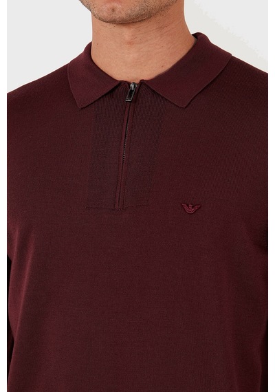 Emporio Armani Erkek Kazak Em001512 Af14158 U5086 Bordo Bordo