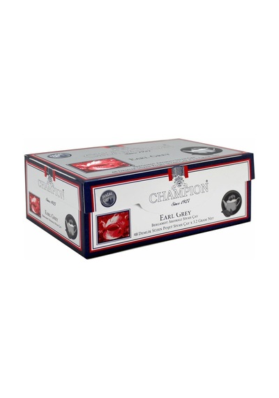 Champion Earl Grey Bergamot Aromalı Siyah Süzen Demlik Poşet Çay 48 x 3.2 G