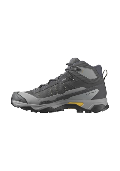 Salomon X Ultra 5 Mid Gore-tex Erkek Gri Outdoor Bot L47754100 Gri