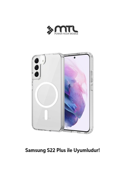 Samsung S22 Plus Şeffaf Magsafe Kılıf Mtl Safe