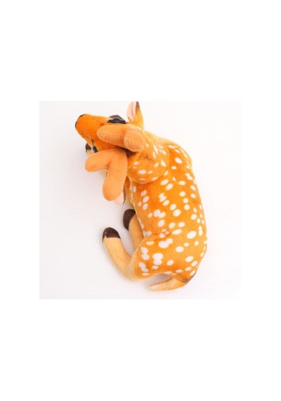 Sevimli Ren Geyiği Peluş 30 Cm - Uyku Ve Oyun Arkadaşı Peluş Oyuncak SARI