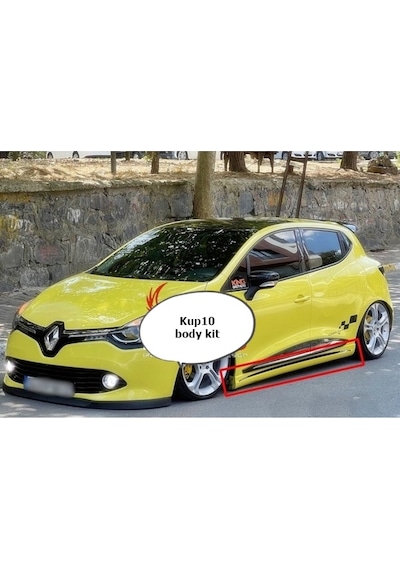 Renault Clio 4 R Marşpiyel Takımı - Plastik