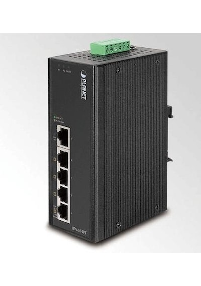 Planet Pl-ısw-504pt 5 Port 10/100base-tx 4 Port Poe 12w Poe Endüstriyel Switch