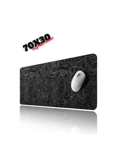 Miaxtreme Black Contour Speed Hızlı Yüzey Kaymaz Taban Gaming Oyuncu Mouse Pad