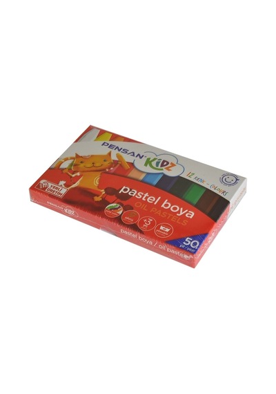 Kidz 12 Renk Pastel Boya Standart