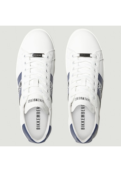 Bianco Sneaker Günlük Erkek 19134/cp C Bkku Bikkembergs 64039996 Scarpa Uomo Mıcrofıber Nero Bianco