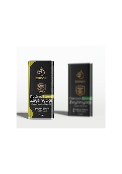Biincir Naturel Sızma Erken Hasat Soğuk Sıkım Zeytinyağı 5 L