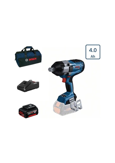 Bosch Gds 18v-1050 H Tek Akülü Darbeli Somun Sıkma 4 Amper Bez Çantalı