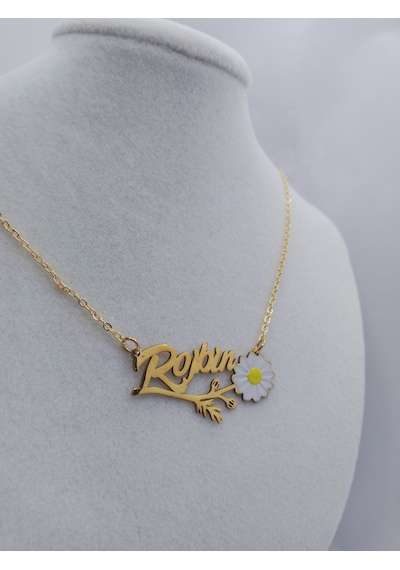 Hifa Diamond İsimli Kolye Papatya Altın Renk Seçeneği 9097139 Çok Renkli