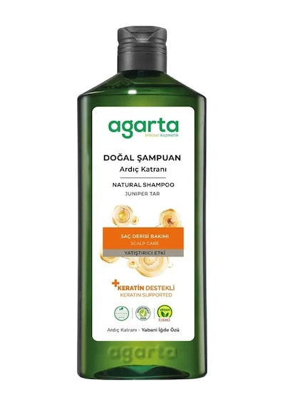 Agarta Doğal Şampuan 400 Ml Ardıç Katranı Ve Keratin Kepekli