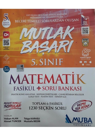 MUBA 5.Sınıf Fasikül Matematik  Fasikül+Soru Bankası