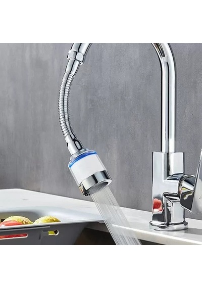 Hubrendy Sh Sunup Sn-27145 Oynar Başlıklı Kireç Önleyici 5 Filtreli Su Tasarruflu Musluk Başlığı