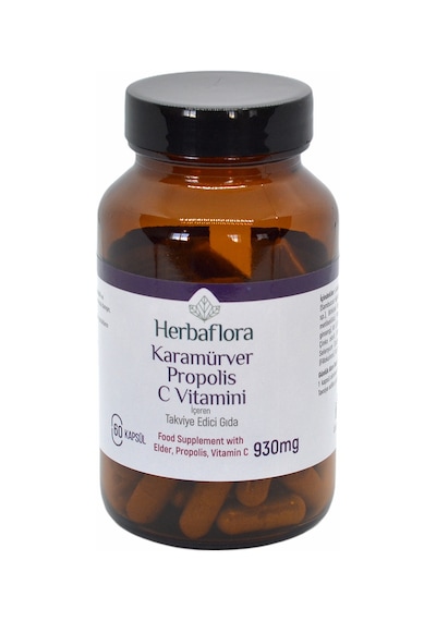 Herbaflora Karamürver - Propolis - C Vitamini 60 Kapsül