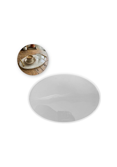 Tahtakale Toptancı Epoksi Oval Söz Ve Nişan Tepsisi Kalıbı 27x20 Cm