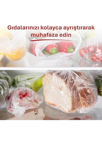 3&apos Lü Çok Al Az Öde Ekonomik Paket Orta Boy 90&apos Lı Buzdolabı Poşeti, Sızdırmaz & Bpa İçermez Gıda Saklama Torbası, Et, Tavuk, Balık, Sebze, Meyve, Çorba, Sos, Peynir, Kuruyemiş, Sandviç
