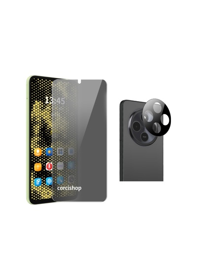 Xiaomi Redmi 14c 4g Uyumlu Hayalet Kırılmaz Cam Ekran Koruyucu + Kamera Lens Koruyucu Cam