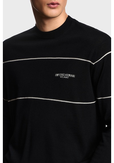Emporio Armani Erkek Kazak Em002796 Af14199 Mc156 Siyah Siyah