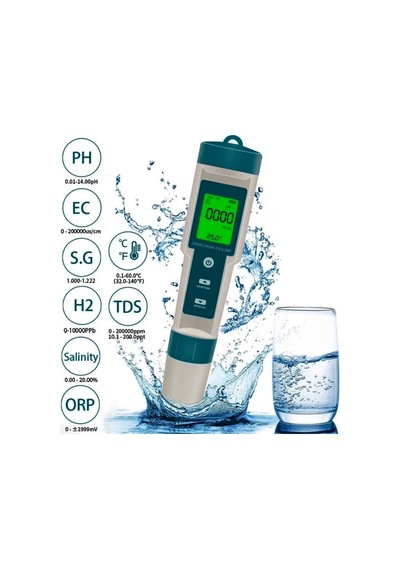 Ortimax C-600 8in1 Su Kalite Test Cihazı 8 Fonksiyonlu