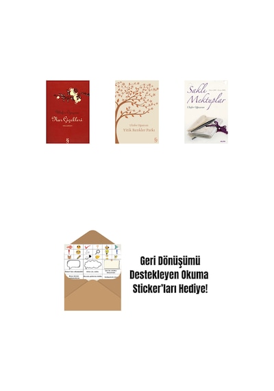 Nar Çiçekleri + Yitik Renkler Parkı + Saklı Mektuplar + Okuma Sticker'ları